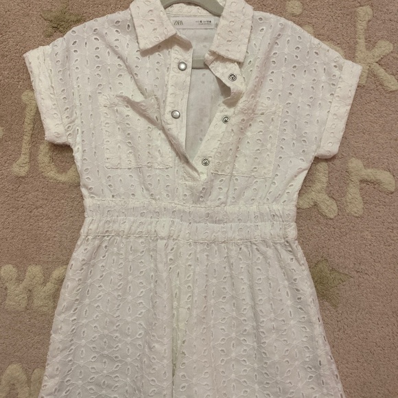 Zara white romper - Picture 1 of 3